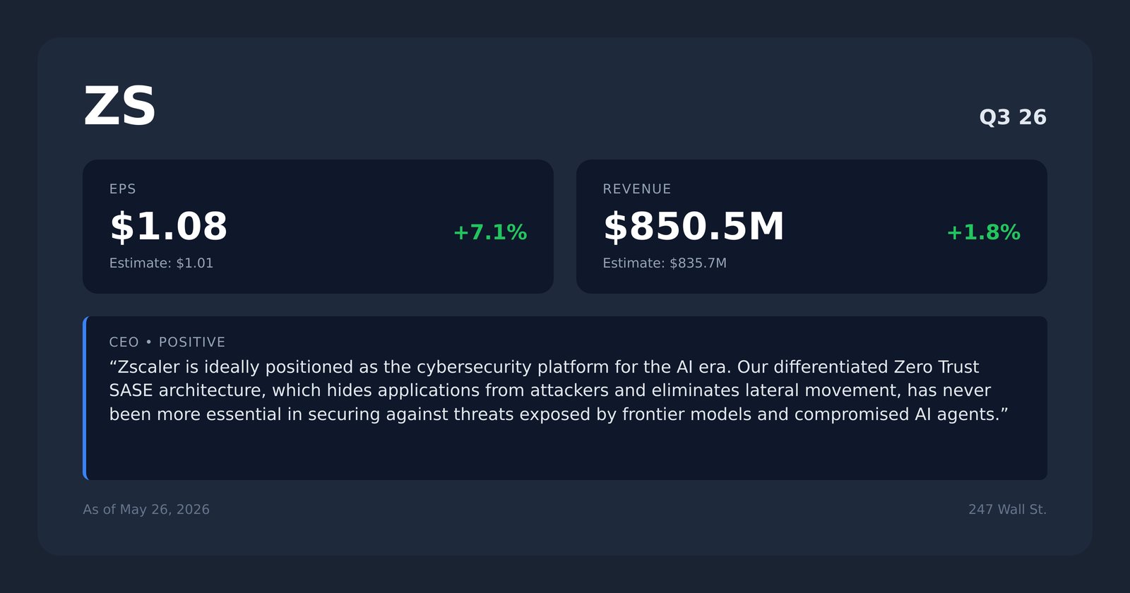 ZS earnings quotes