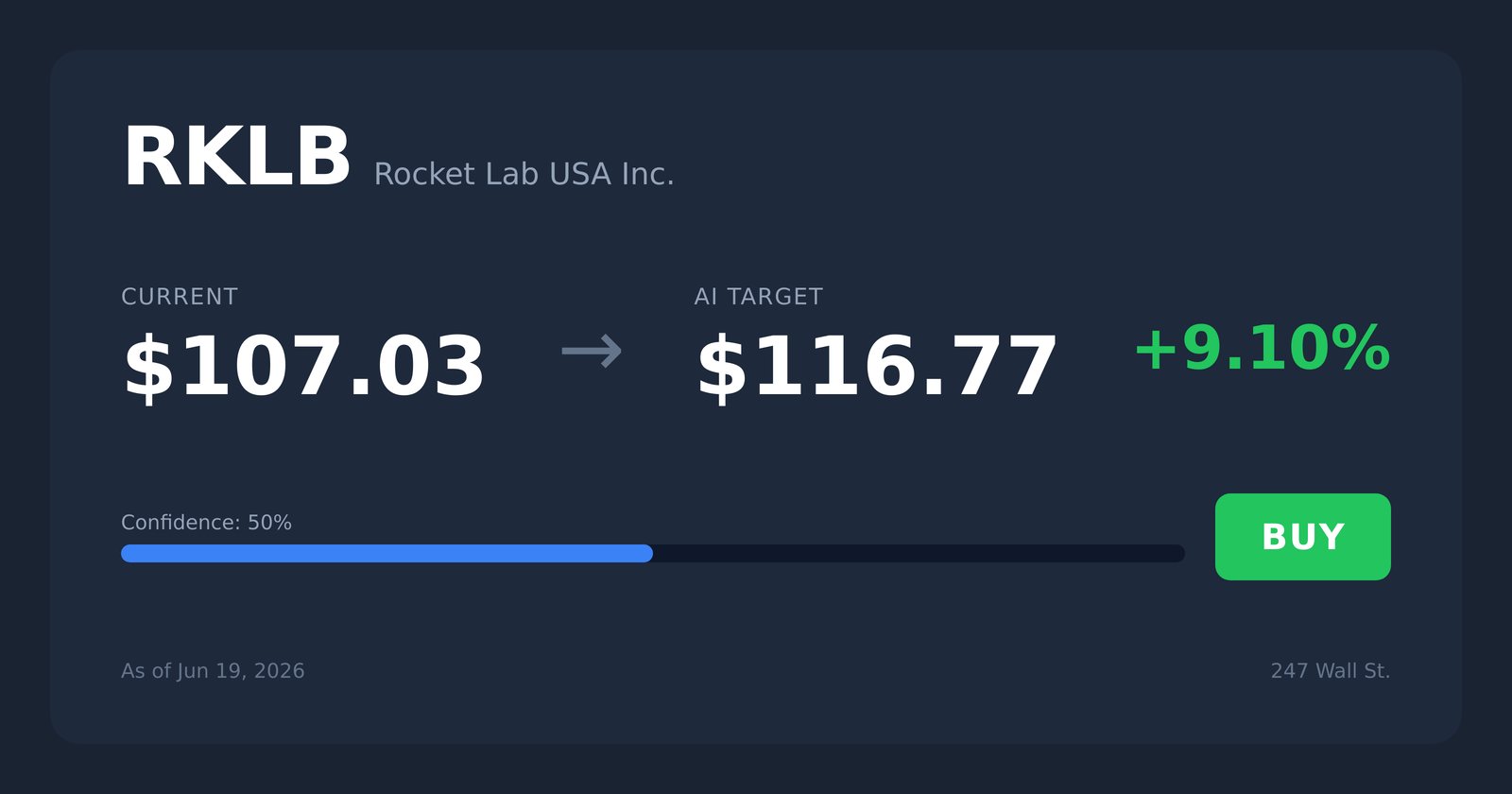 RKLB price target
