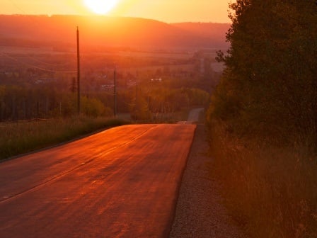 sunset empy road
