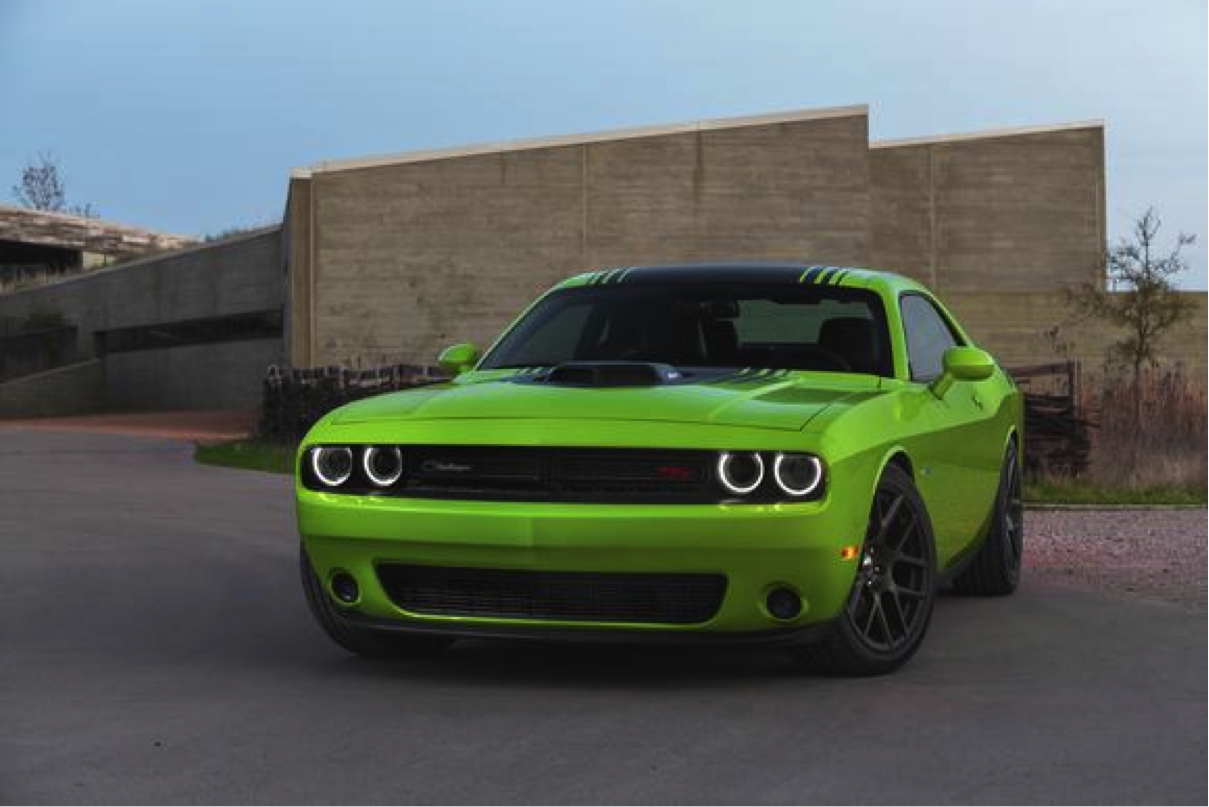 The new face of the Dodge brand: high performance. Over the next few years, Dodge will focus on fast, powerful cars and SUVs, like this 2015 Challenger R/T.