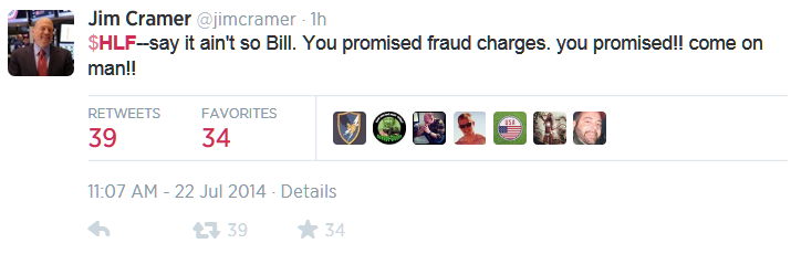 HLF Cramer tweet