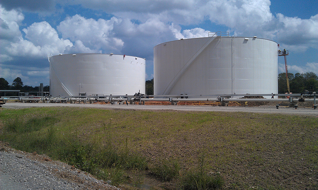 Ethanol storage tanks