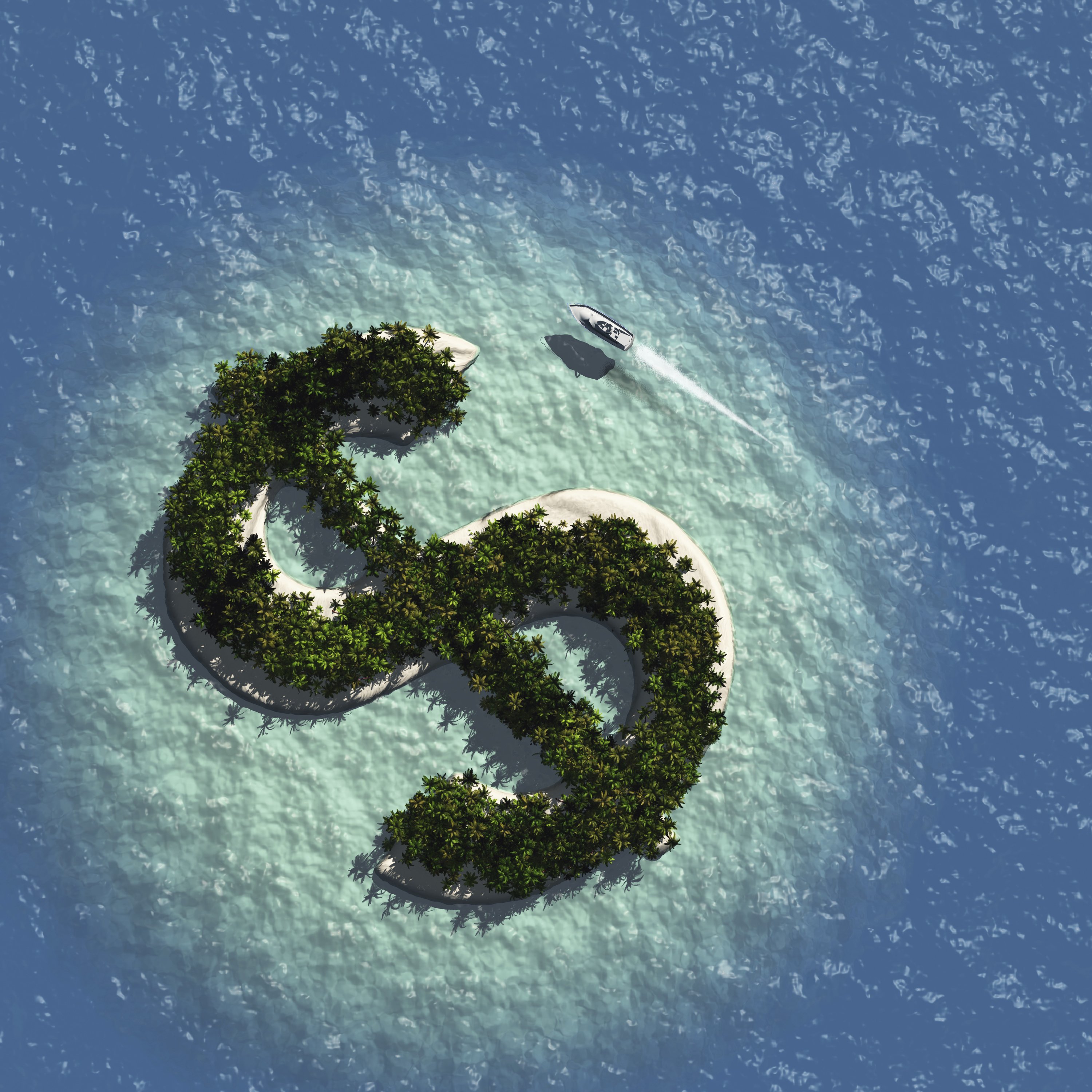 Dollar Sign Island