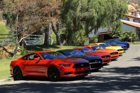 Ford 2015 Mustang - all colors