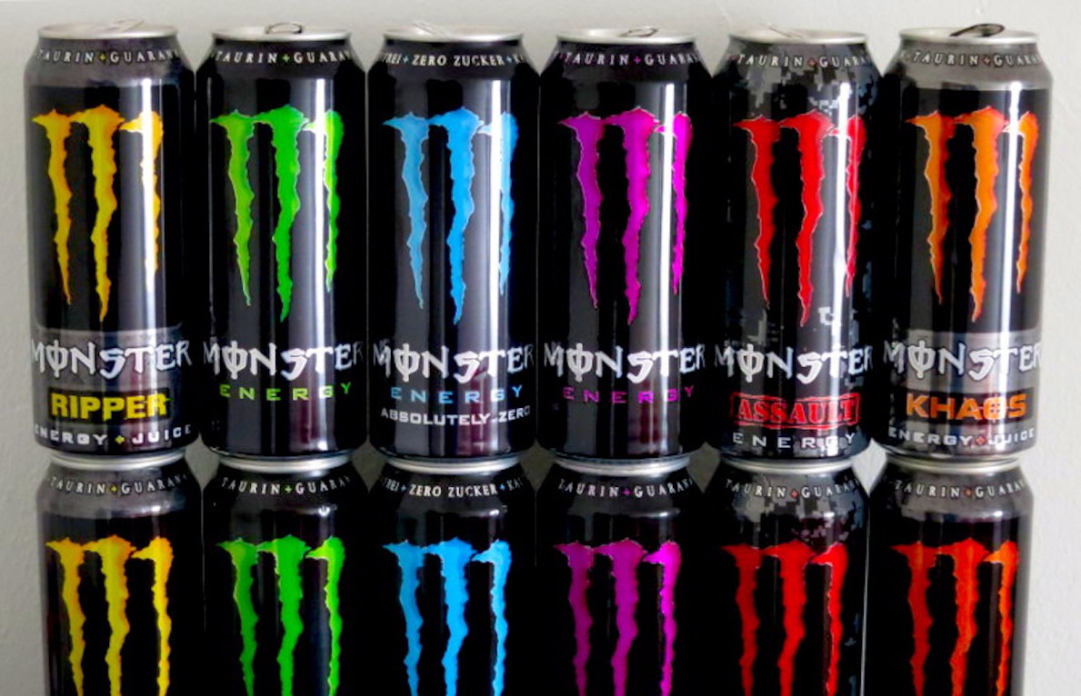 Monster Beverage Cans