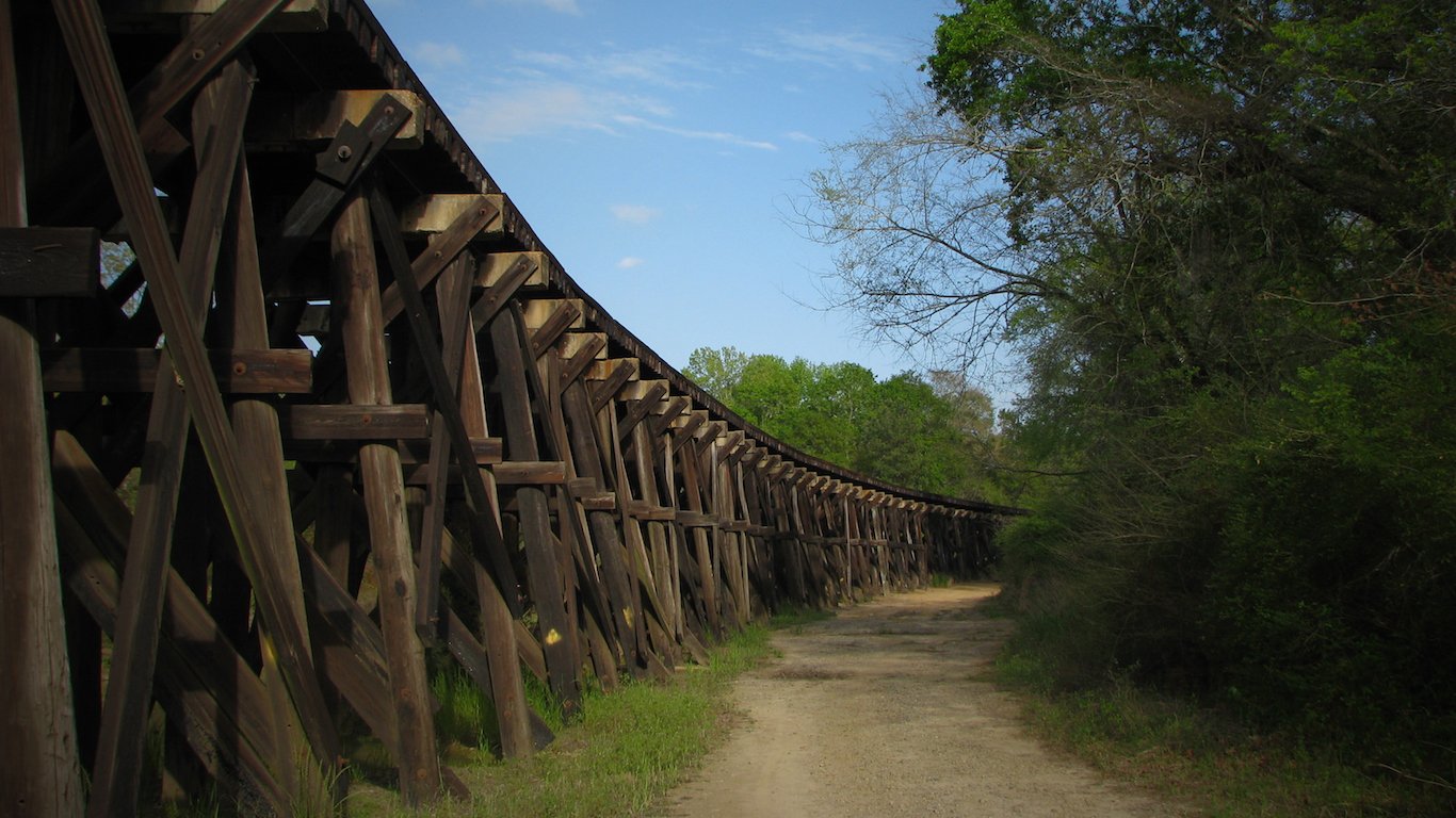 A bridge in Downtown Albany, Georgia