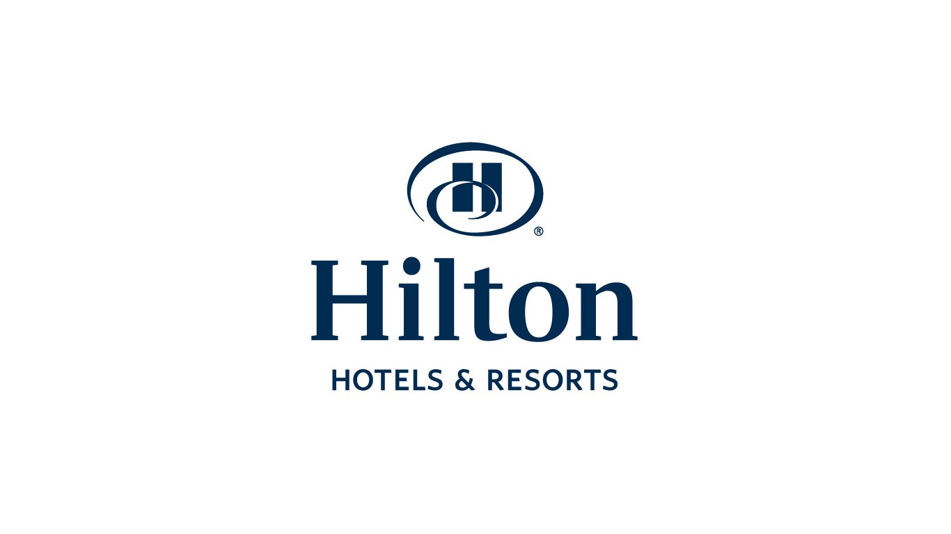 Hilton brand logo Hotels & Resorts