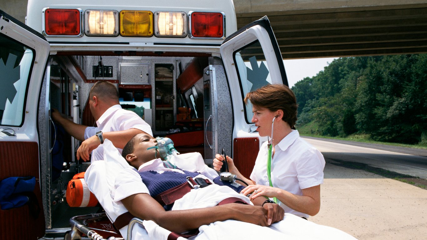 Paramedics with patient