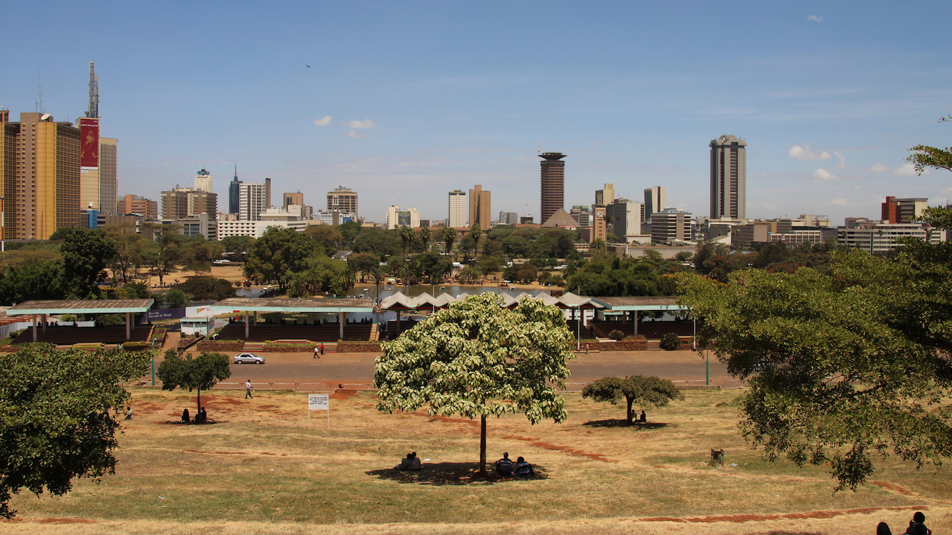 Nairobi, the capital of Kenya