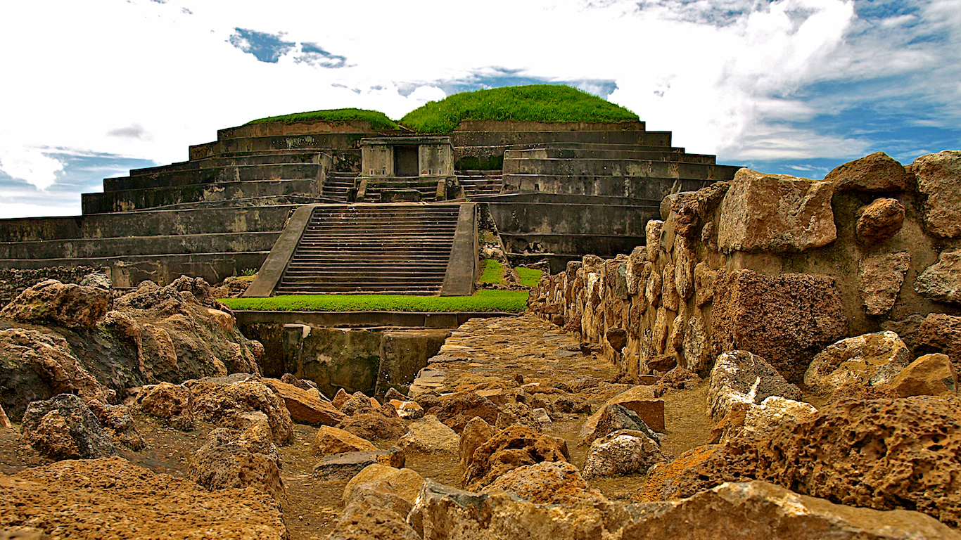 The Mayan ruins of Tazumal, El Salvador