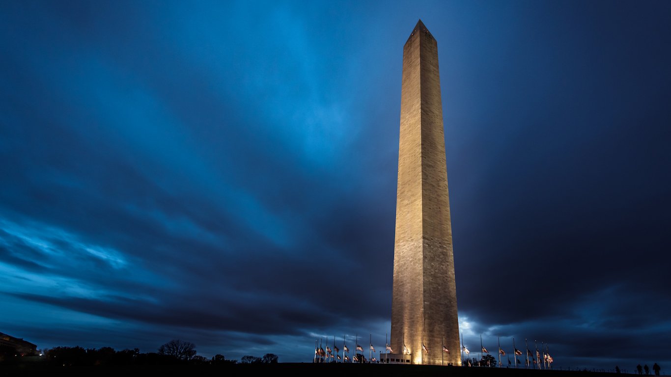 Washington Monument at Night, Washington DC