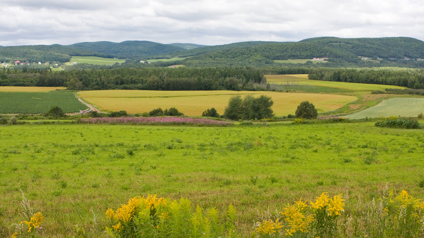 Scene from Aroostook County, Maine, near Fort Kent.