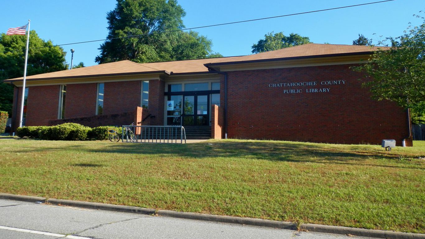 Chattahoochee County Public Library (Cusseta, GA) by Rivers Langley; SaveRivers 