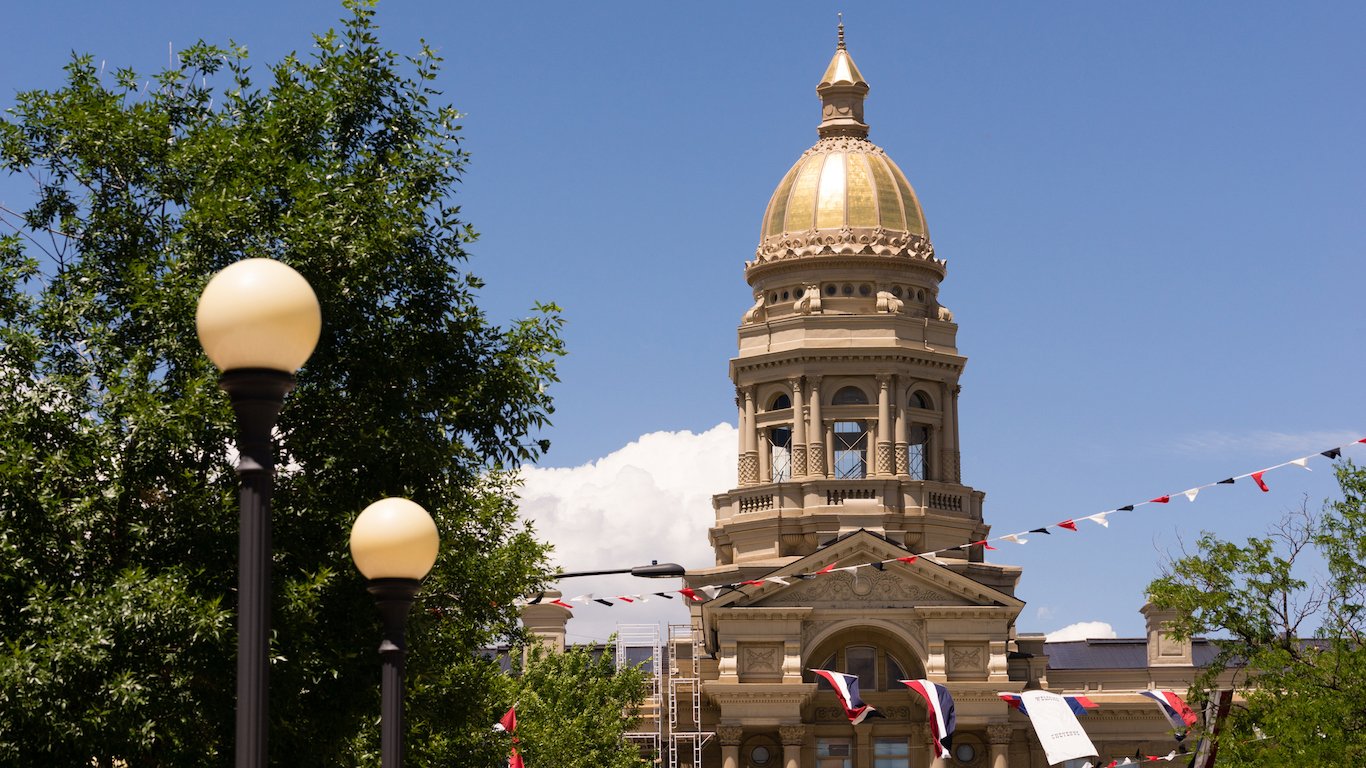 Cheyenne Wyoming Capital City Downtown Capitol Building Legislature