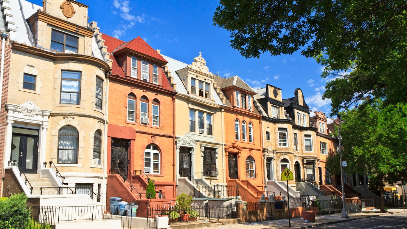 Crown Heights Townhouses, Kings County, New York