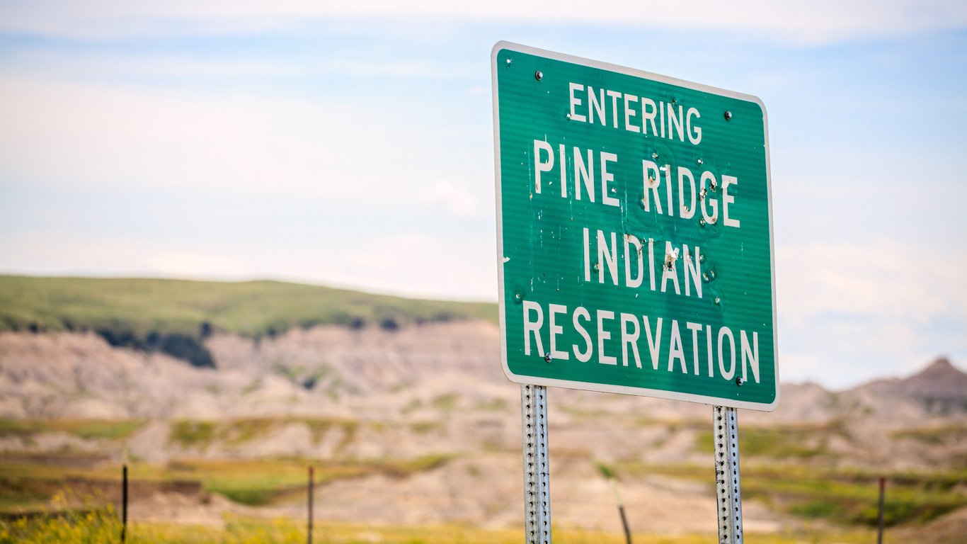 Oglala Lakota County, Pine Ridge Indian Reservation, South Dakota, USA