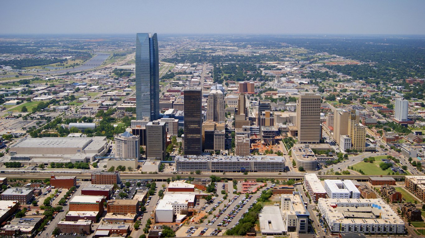 Oklahoma City, Oklahoma Aerial View