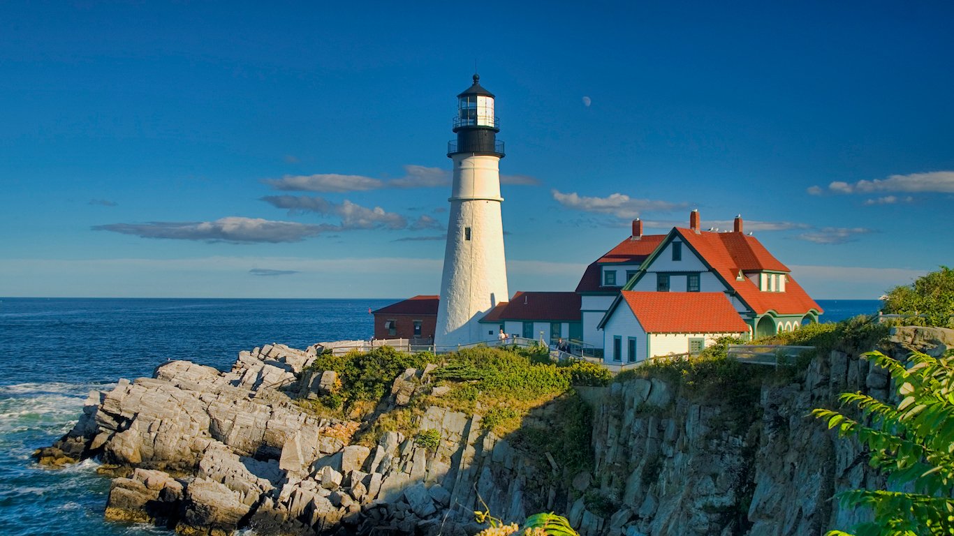 One of the most iconic lighthouses in the USA. Portland, Maine.
