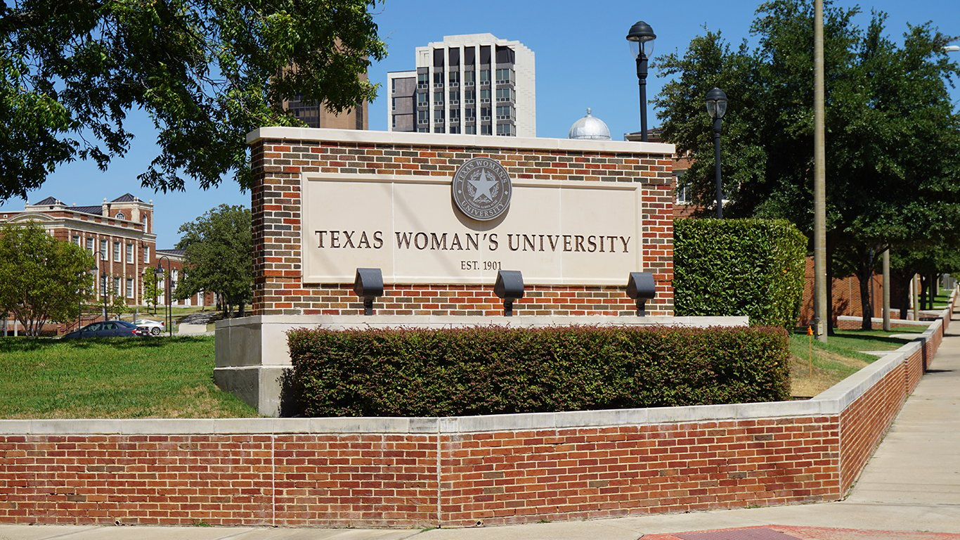 Texas Womans University September 2015 01 (sign) by Michael Barera