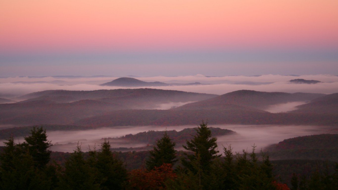 Spruce Knob Sunrise by Forest Wander from Cross Lanes, USA