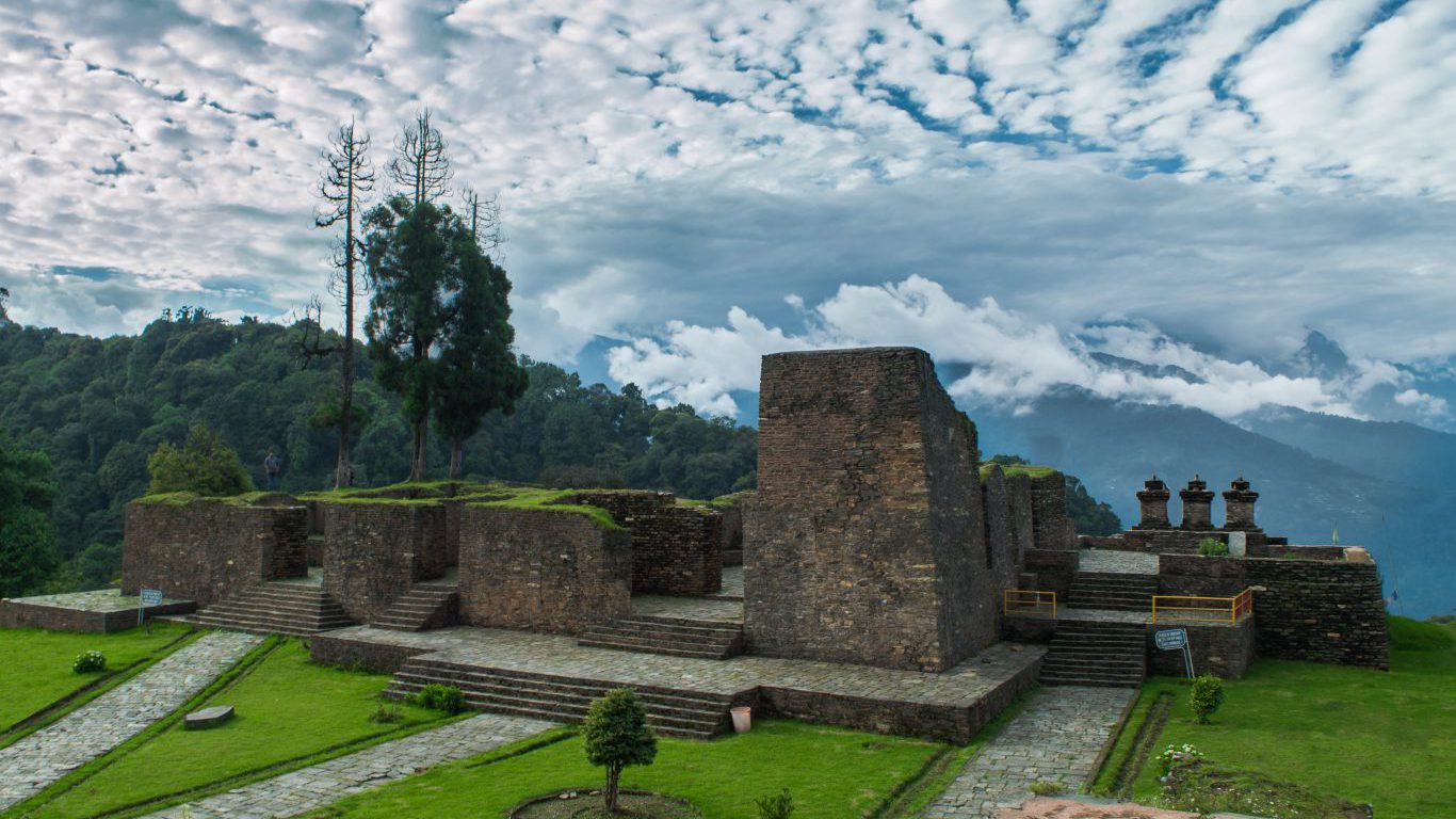 The Royal Ruins , RABDENTSE , West Sikkim by Amritenduaditi