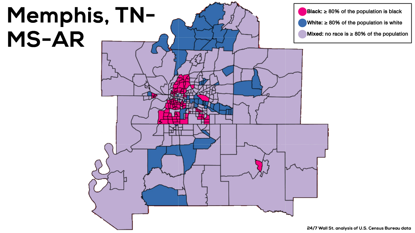 16 Most Segregated Cities in America Page 4 of 5 24/7 Wall St.