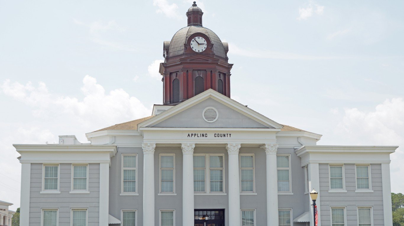 Appling County Courthouse, Baxley, GA, US by Bubba73 (Jud McCranie)