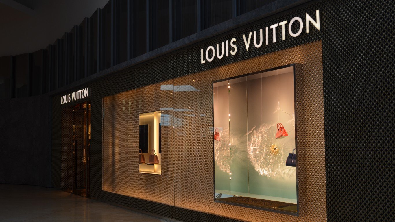 Louis Vuitton Brand Revenue 2018