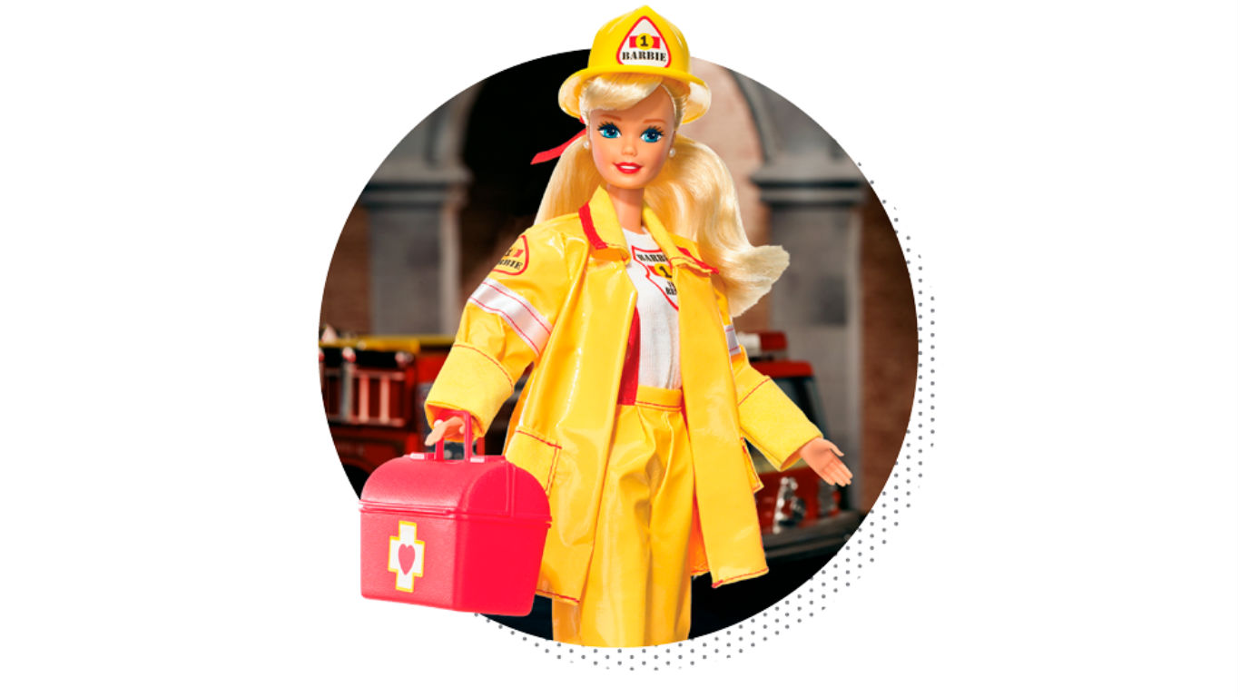 firefighter barbie 1994