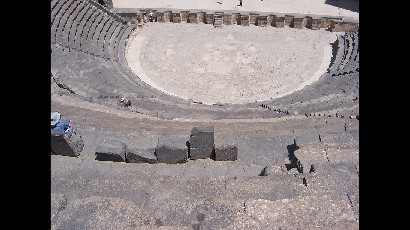 Theater at Bosra, Syria by Institute for the Study of the Ancient World