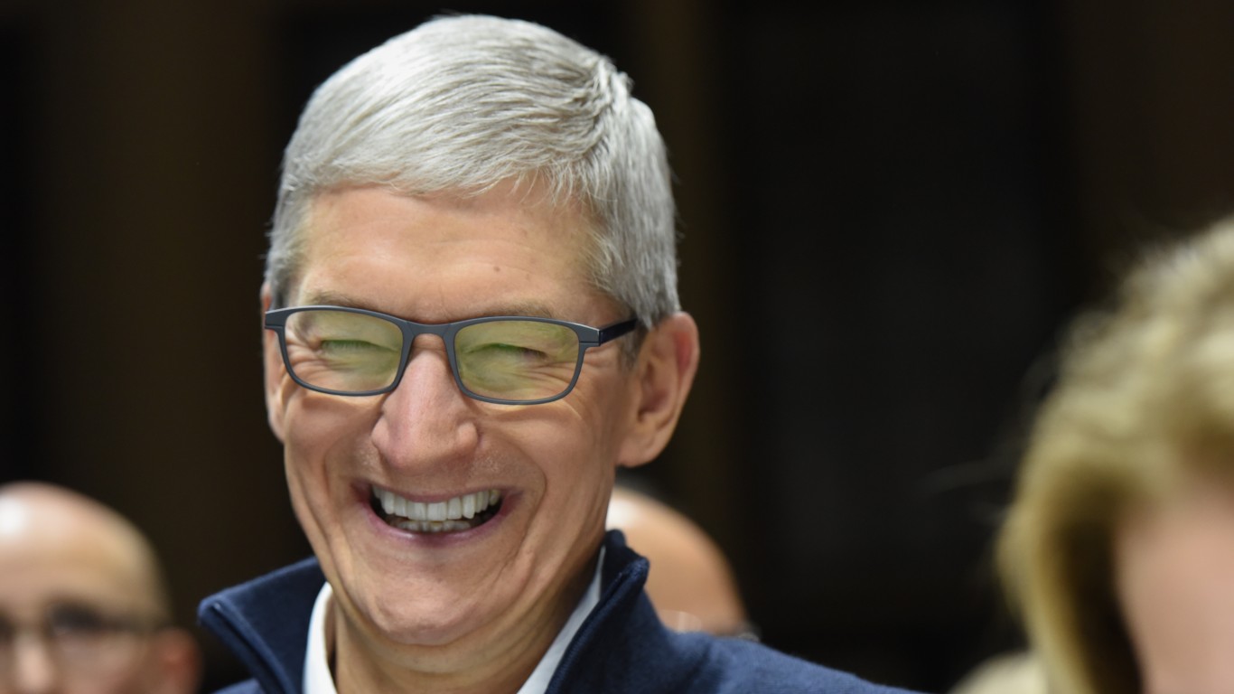 Apples' Tim Cook Made Over $14 Million Last Year - 24/7 Wall St.