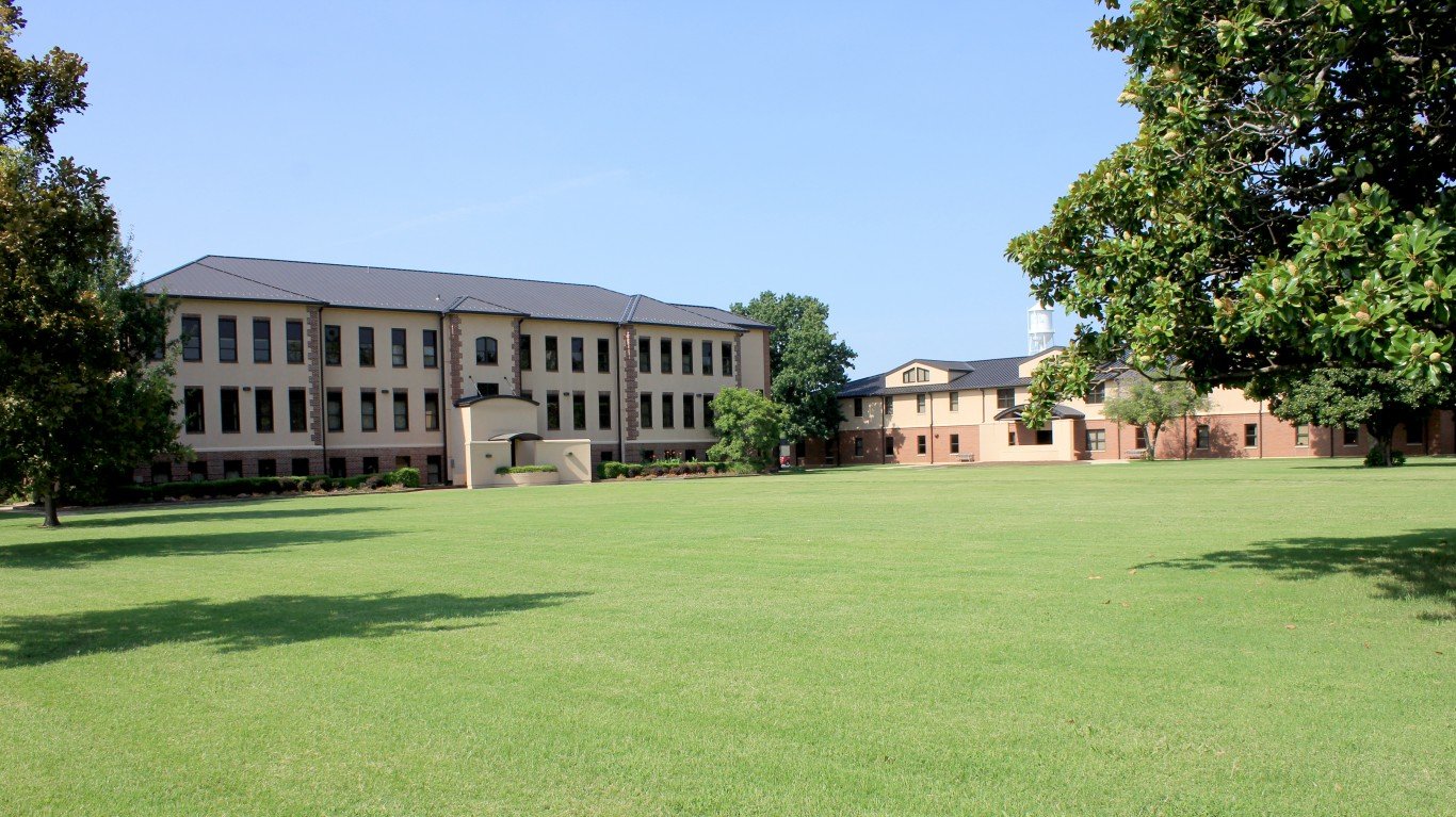 Administration with North Lawn at Murray State College by Murray State College 