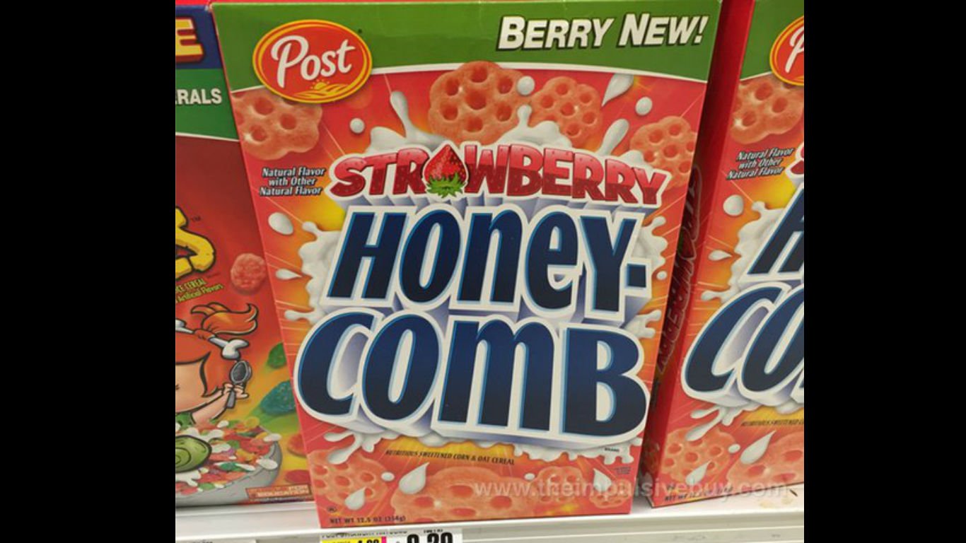 Post Strawberry Honeycomb Cereal by theimpulsivebuy
