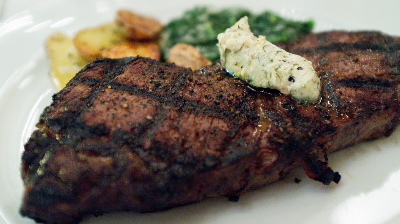 Hickory Grilled NY Strip by Ralph Daily