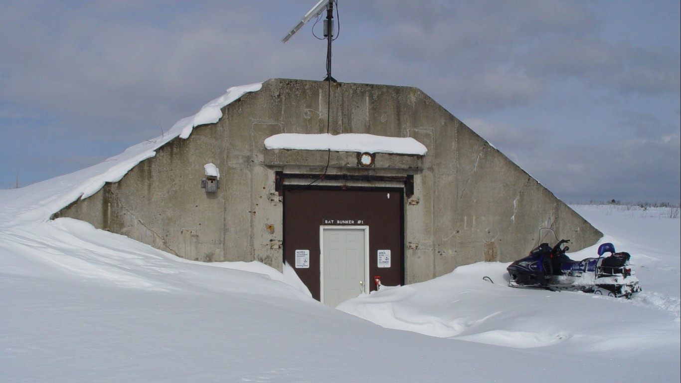 Bunker in snow, late March by U.S. Fish and Wildlife Service Headquarters