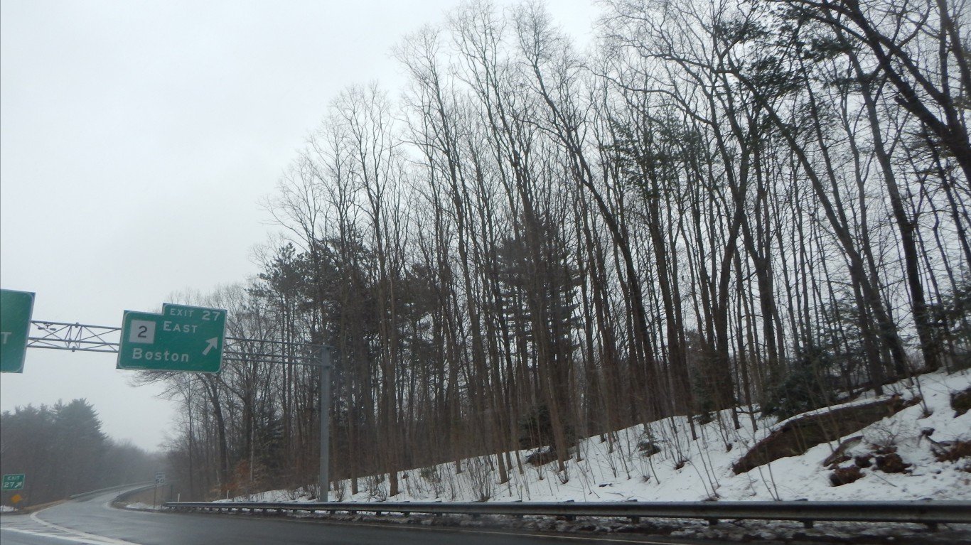 Interstate 91 in Massachusetts by Adam Moss