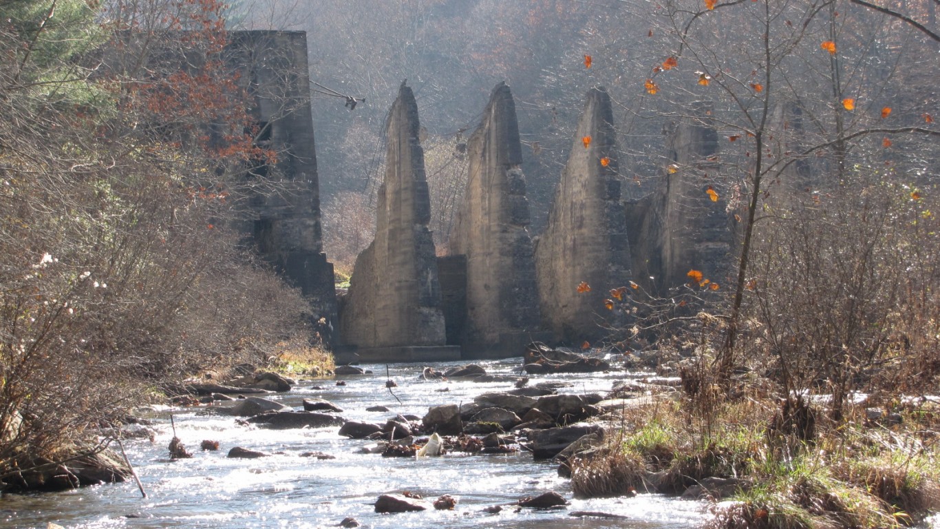 Ruins of the Cane River dam se... by U.S. Fish and Wildlife Service Southeast Region