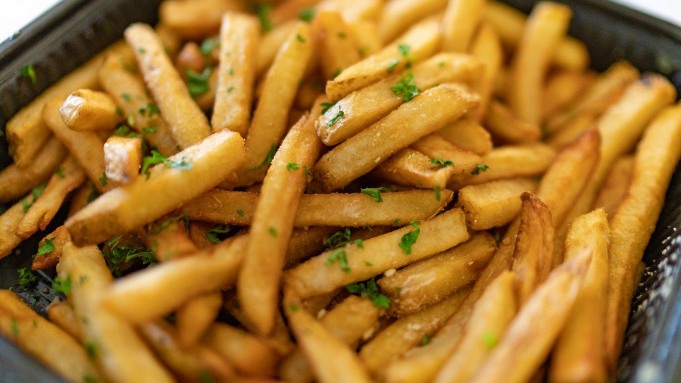 Truffle oil french fries by Tony Webster