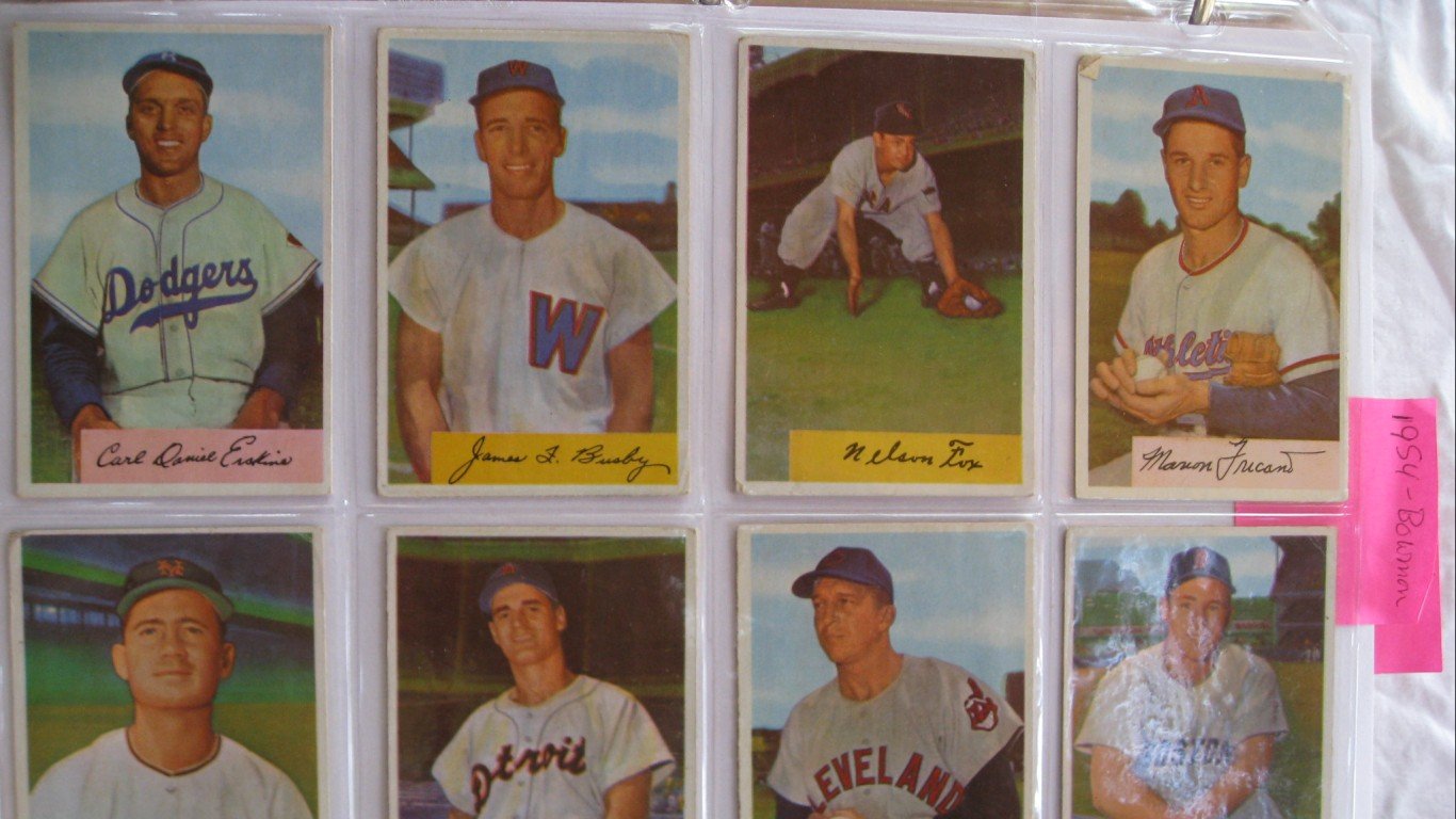 1954 Bowman Baseball Cards by Baseball Collection