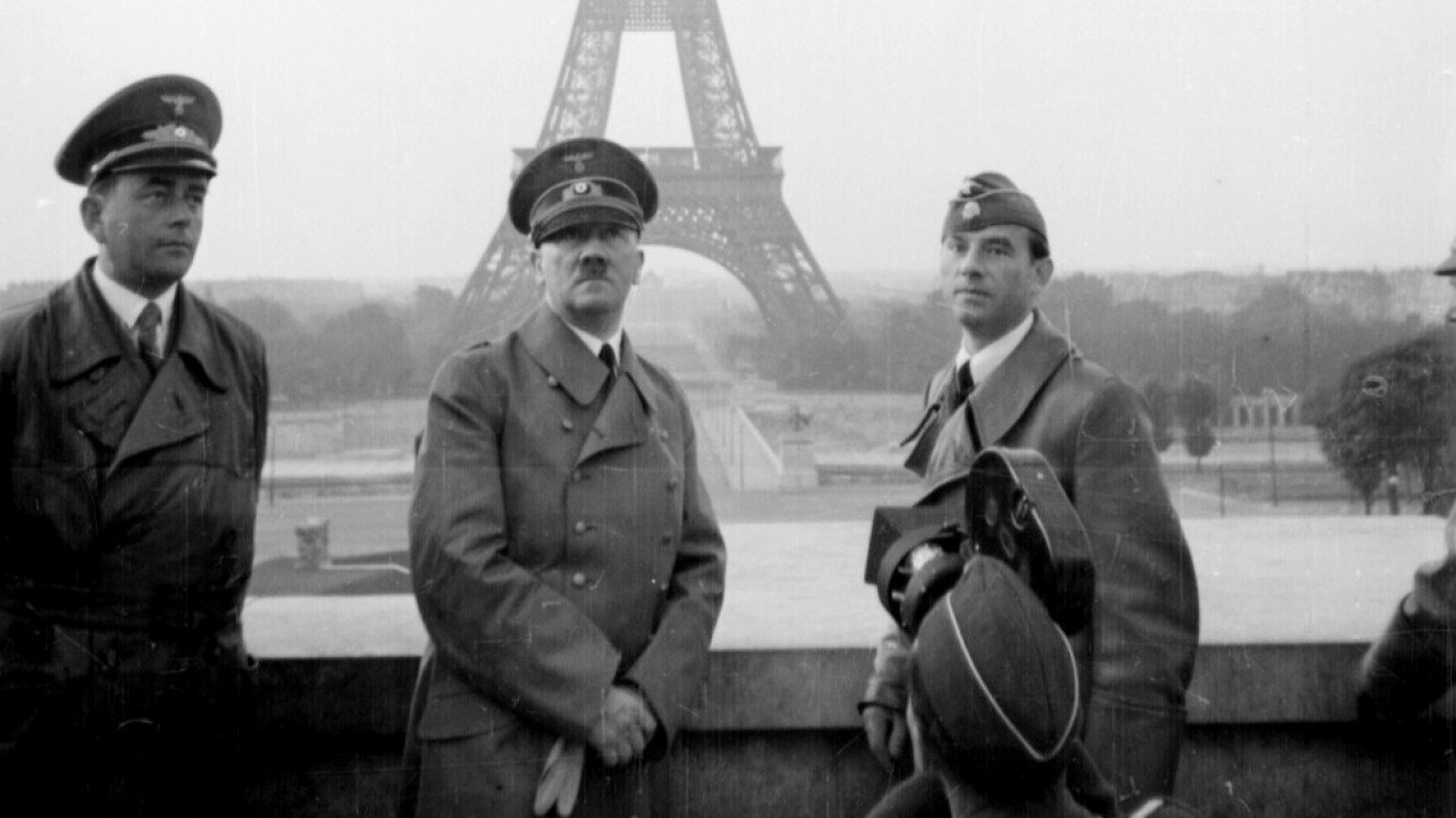 Adolf Hitler in Paris by Marion Doss