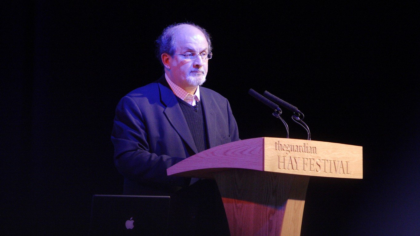 Salman Rushdie by Alexander Baxevanis