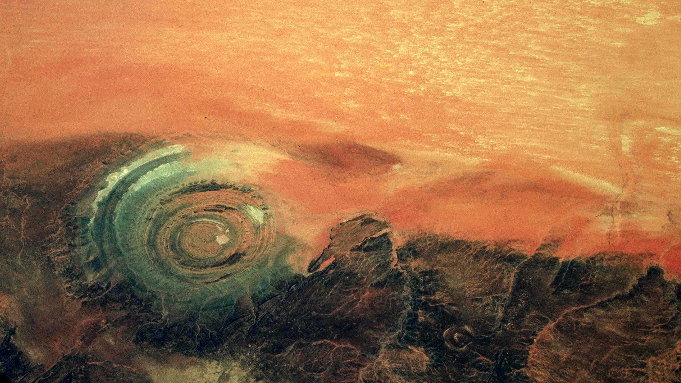Richat Structure - Apollo 9 by Kevin Gill