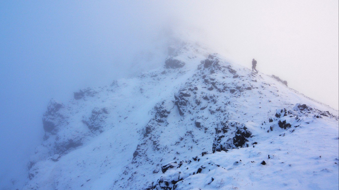 Wolverine Peak summit ridge by Paxson Woelber