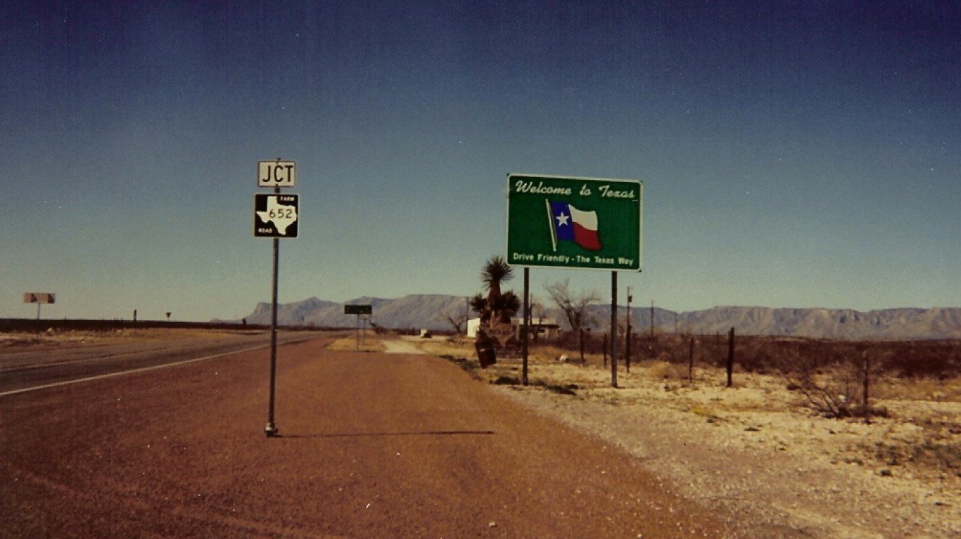 Welcome to Texas, near Guadalu... by Ken Lund