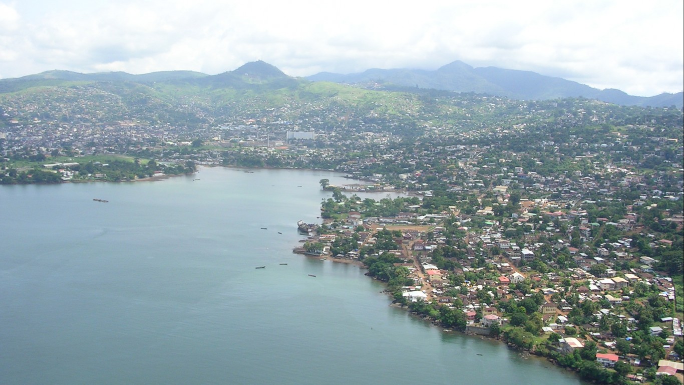 Freetown From the Air by David Hond