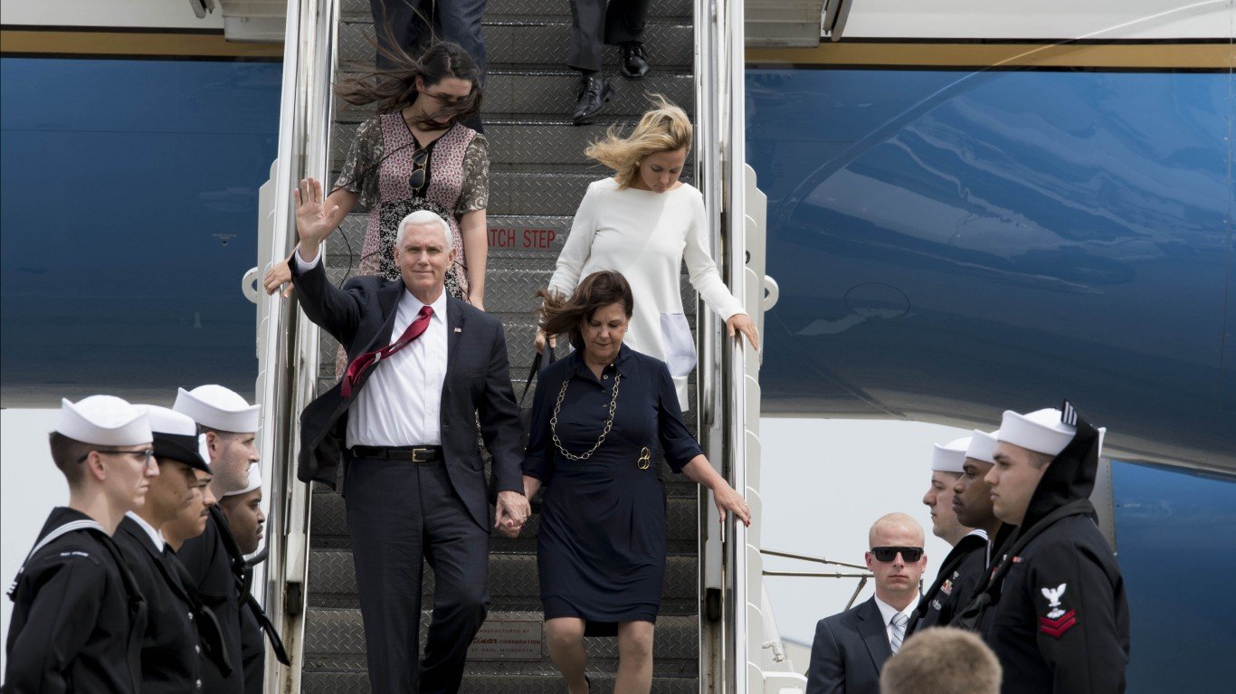 Vice President Mike Pence wave... by Official U.S. Navy Page