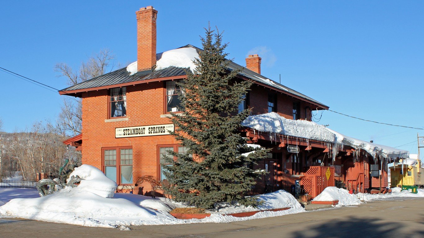 STEAMBOAT SPRINGS DEPOT by Jeffrey Beall