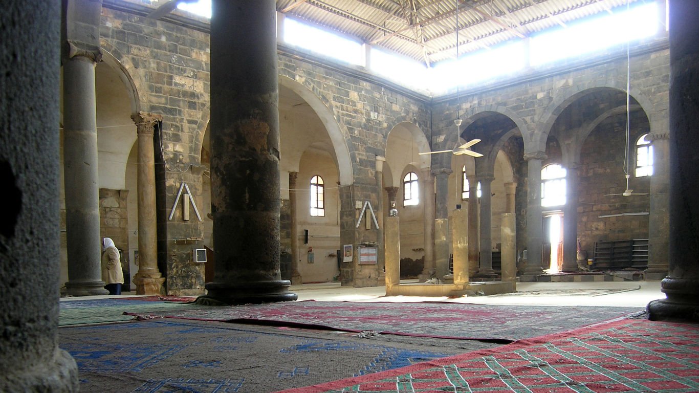Mosque of umar, bosra, syria, easter 2004 by seier+seier