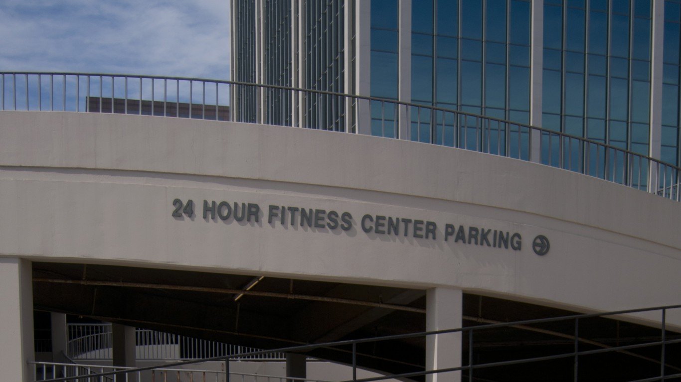 24 Hour Fitness Center Parking by Ian T. McFarland