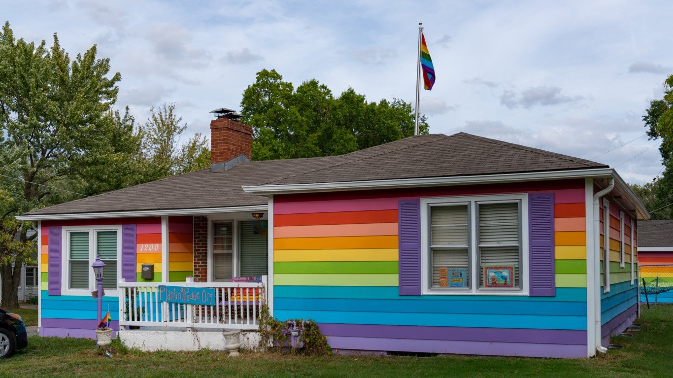 Equality House - Rainbow House... by Tony Webster